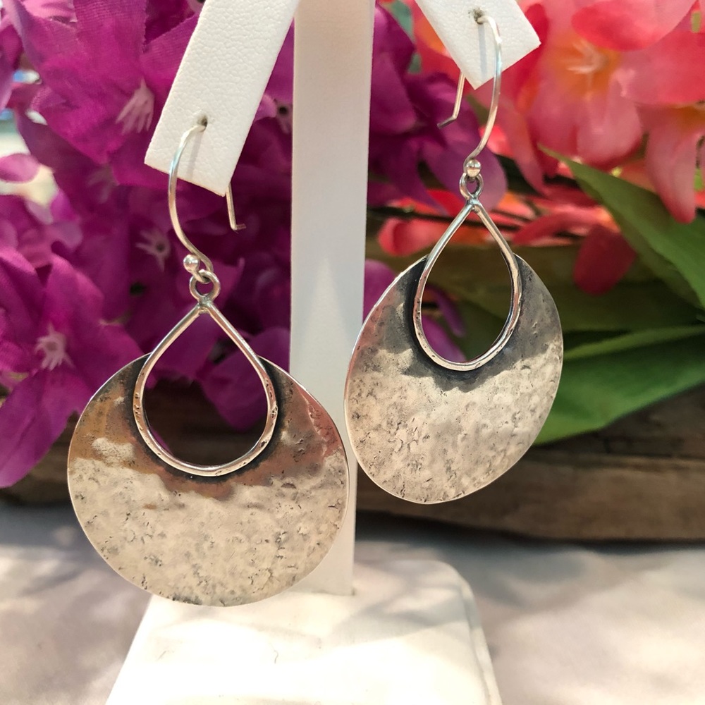 Silpada Crescent Sterling Silver Earrings W1539 VTG - Picture 13 of 15